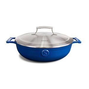 Saveur Selects -  Voyage Series 4.5qt Enameled Cast I Blue